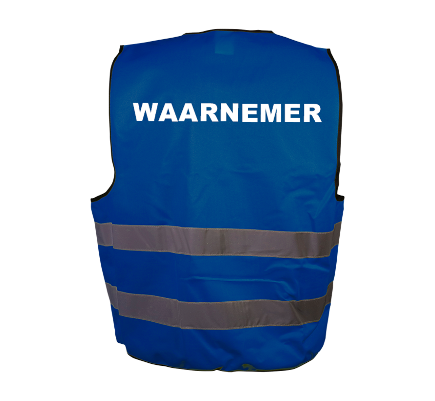 Waarnemer hesje blauw