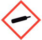 GHS 04 gashouder onder druk sticker