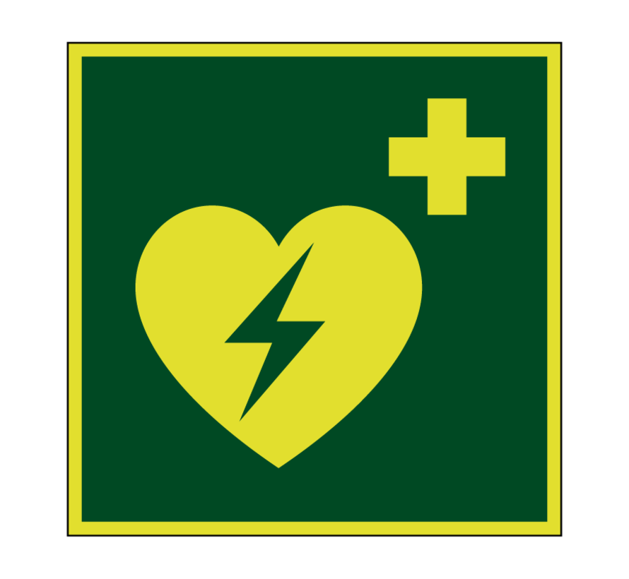 AED lichtgevend pictogram