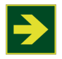 Richtingaanwijzing lichtgevend pictogram