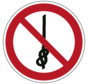 Verboden om knopen te maken pictogram