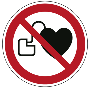 Verbod voor personen met pacemaker