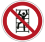 Klimmen verboden pictogram