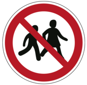 Kinderen niet toegestaan