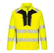 Reflecterende hybride werkjas - geel