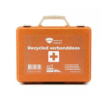 Recycled verbanddoos Oranje