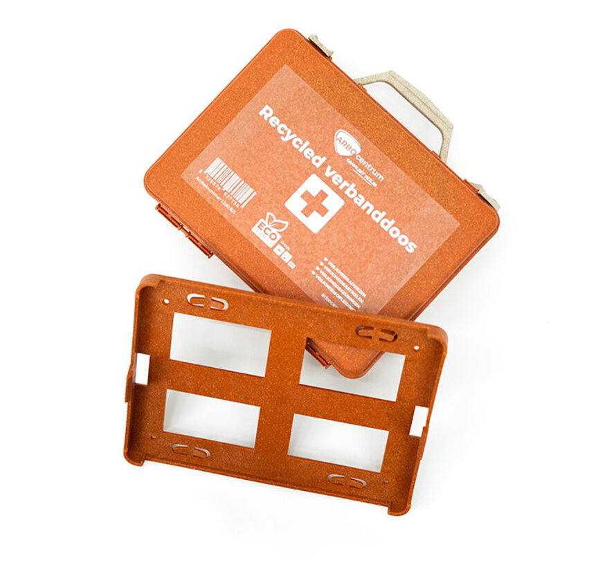 Recycled verbanddoos Oranje