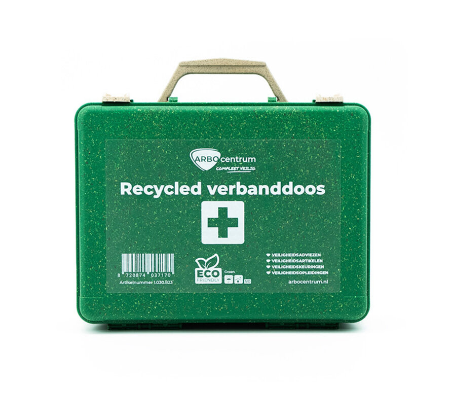 Recycled verbanddoos Groen