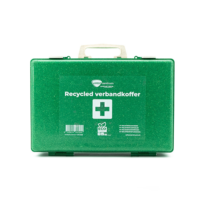 Recycled verbandkoffer Groen - Recycled verbandkoffer Groen