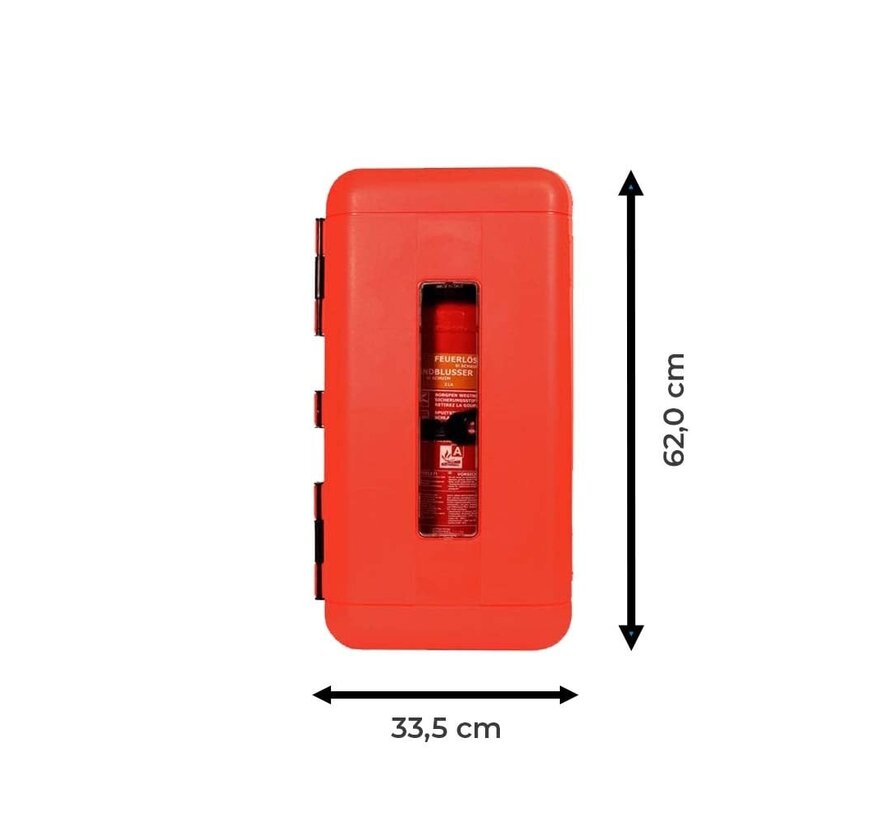Brandblusserbox 6 kilo/liter