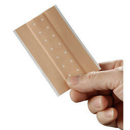 Wondpleister 1m x 6cm textiel - 10 x 6 cm - 50 zakken