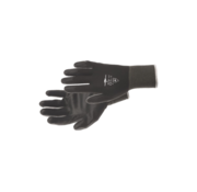 Safe Worker Nylonflex handschoenen zwart PU coating
