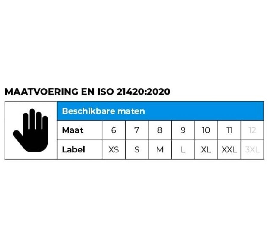 KCL by Honeywell handschoenen Nitropren 717 level 6 maat 9