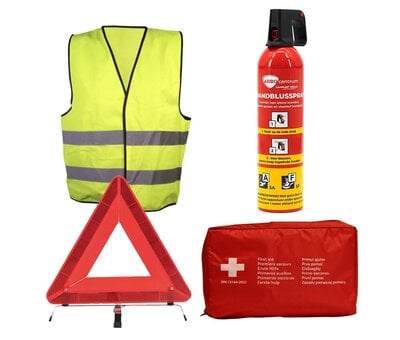 Auto veiligheidspakket EHBO pech en brandpreventie