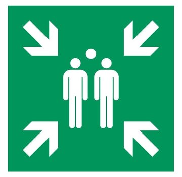 Verzamelplaats pictogram