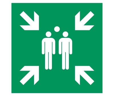Verzamelplaats pictogram