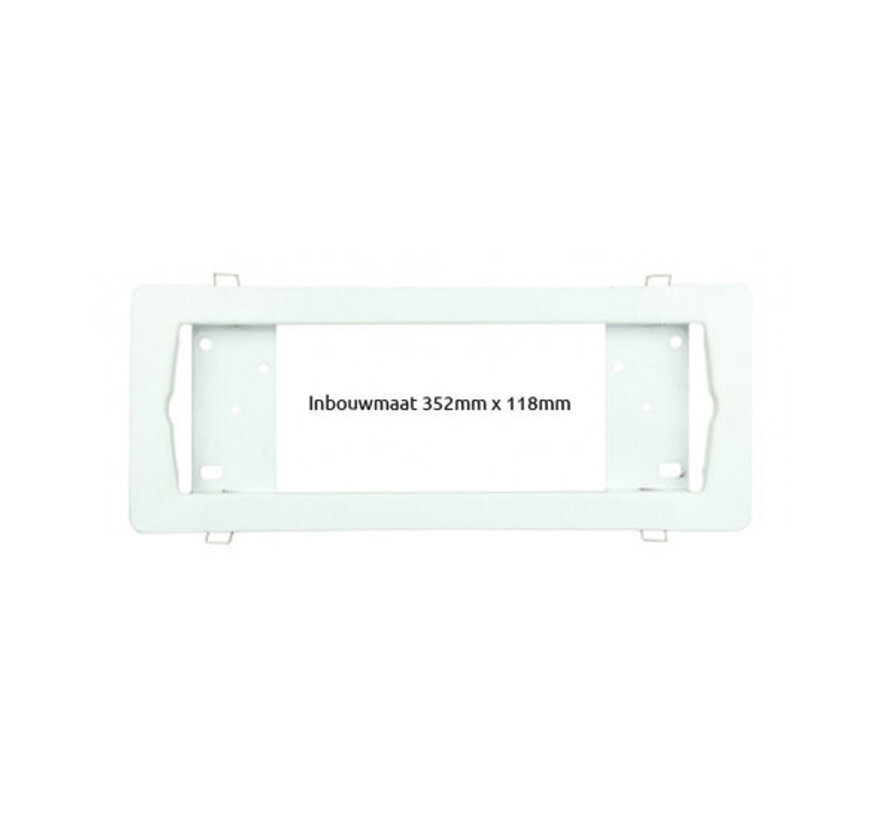 Inbouwframe wit t.b.v. Bulkhead 4W & Bulkhead 6,5W