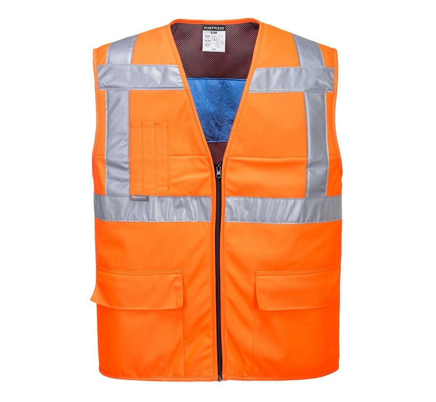 Koelvest oranje L/XL