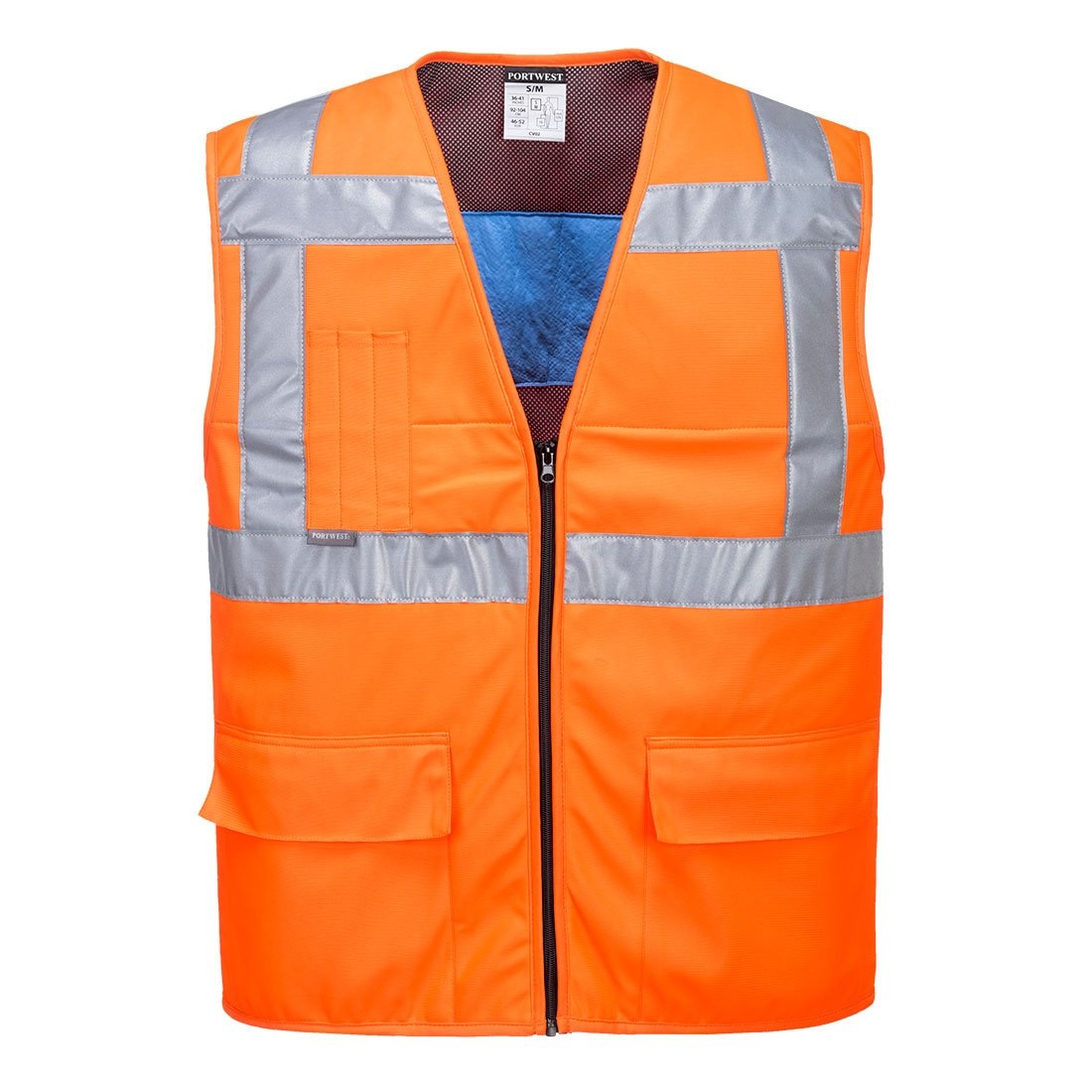 Koelvest oranje L/XL - Koelvest oranje L/XL afbeelding