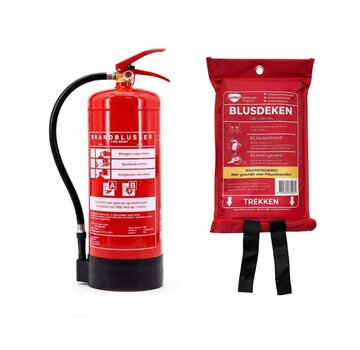 Schuimblusser en blusdeken pakket
