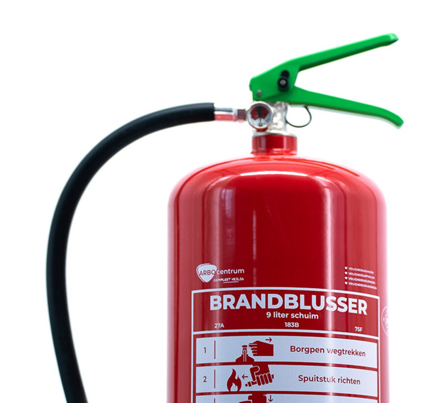 Schuimblusser 9 Liter vetbrand