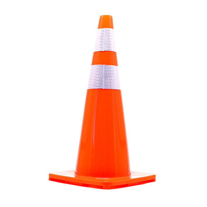 Verkeerskegel 70 cm - oranje, soepel model - Verkeerskegel 70 cm