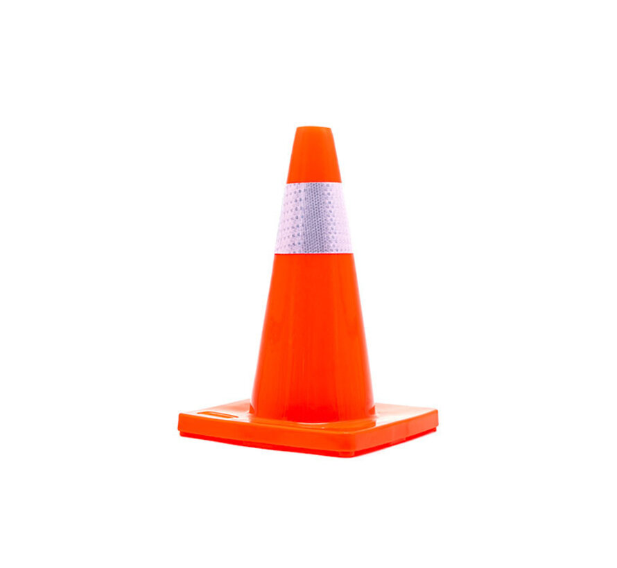 Verkeerskegel 45 cm – oranje, soepel model