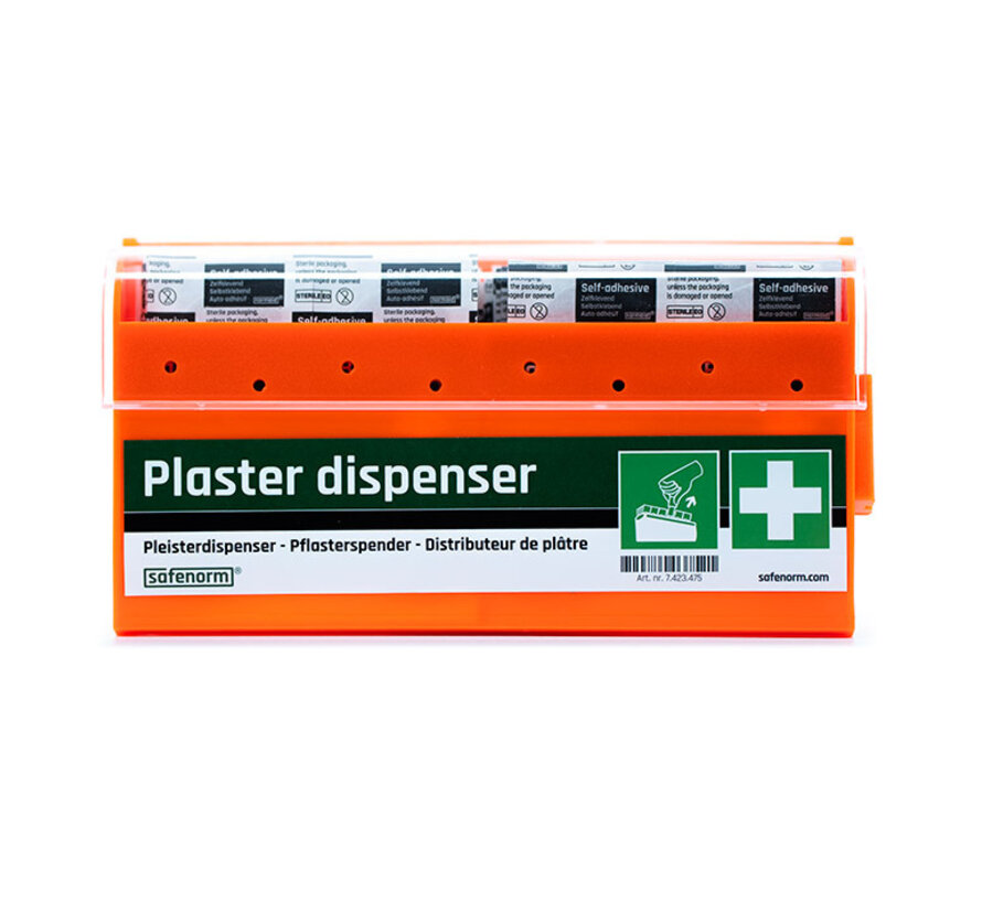 Pleisterdispenser plastic – navulbare pleisterautomaat