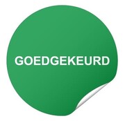 Arbowinkel Keuringssticker goedgekeurd