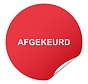 Keuringssticker afgekeurd