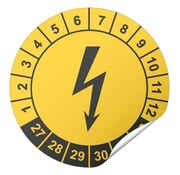 Keuringssticker elektrische keuringen