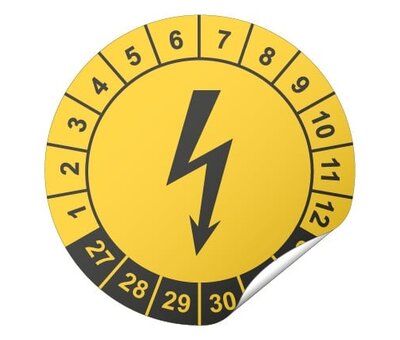 Keuringssticker elektrische keuringen