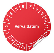 Arbowinkel Keuringssticker met vervaldatum