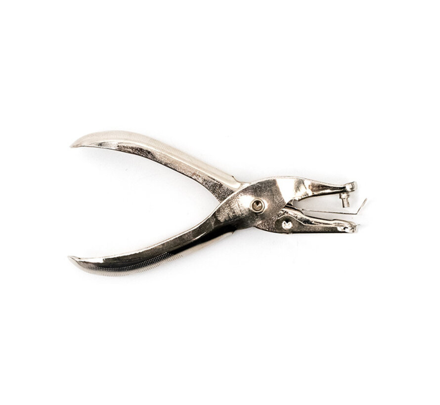 Gaatjestang voor keuringsstickers