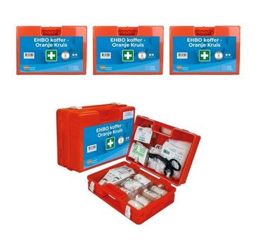ARBO centrum 3-pack EHBO koffer Oranje Kruis