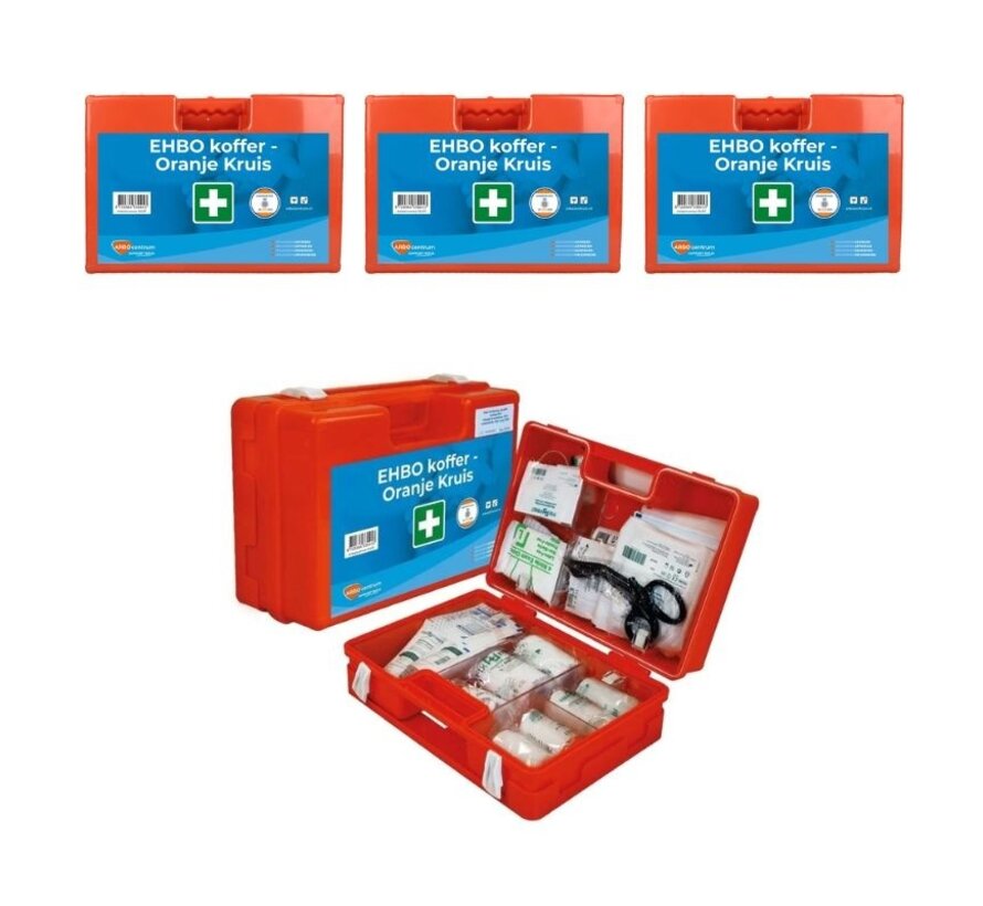 3-pack EHBO koffer Oranje Kruis
