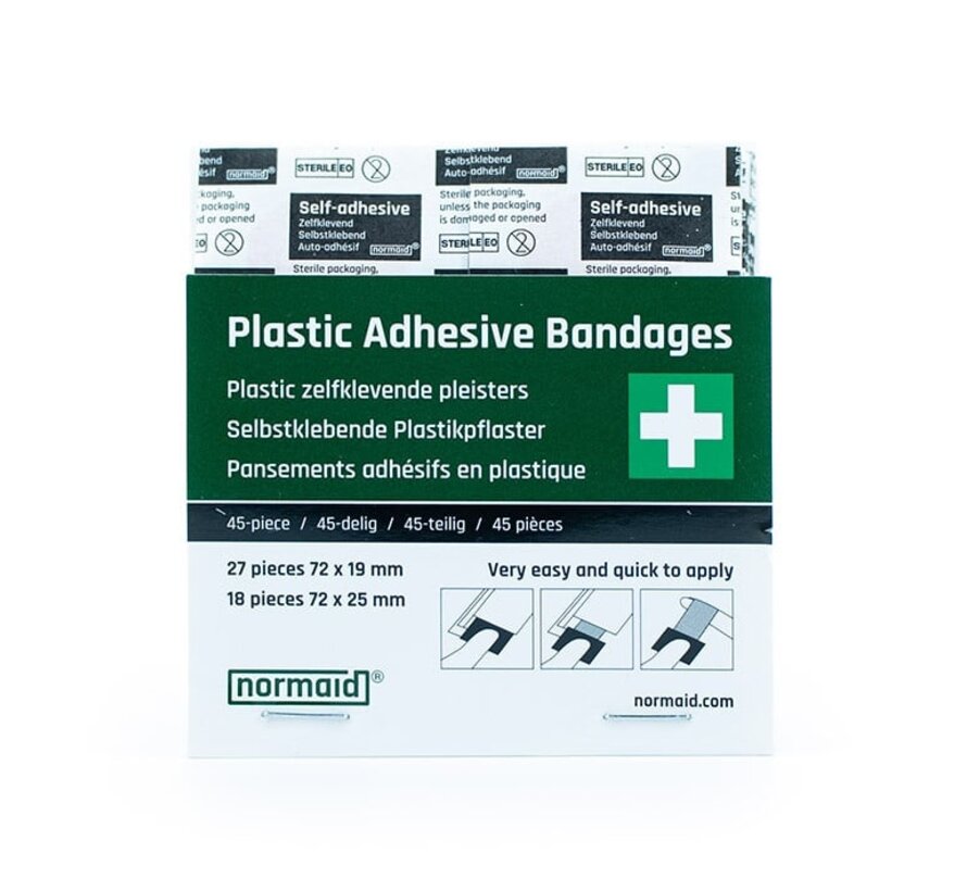 Navulling textielpleisters – 40 stuks