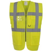 Veiligheidshesje met rits geel