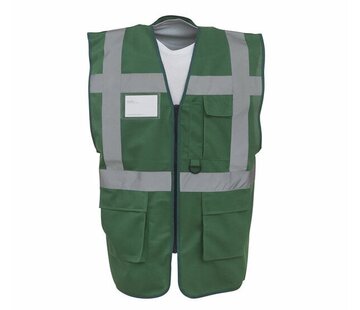 Veiligheidshesje met rits groen