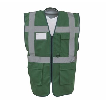 Veiligheidshesje met rits groen