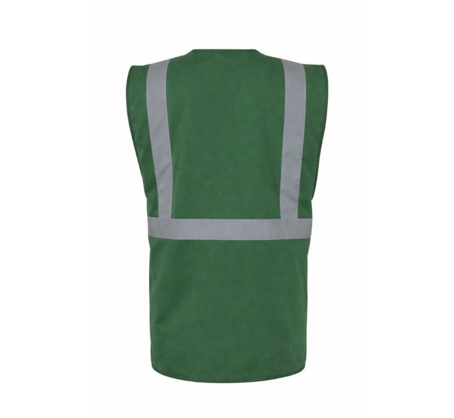 Veiligheidshesje met rits groen