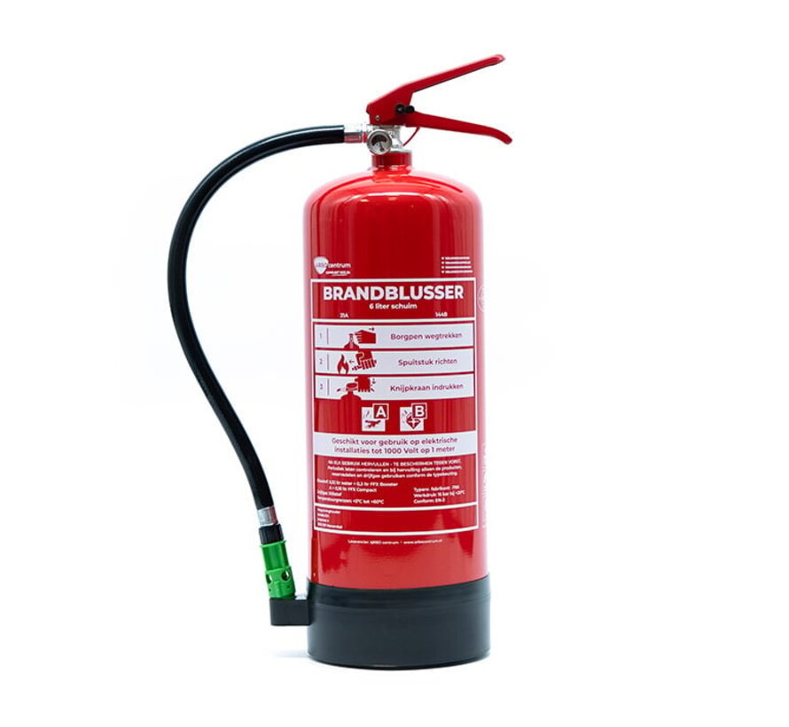 Schuimblusser 6 liter PFAS vrij AB