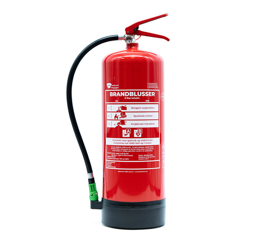 Schuimblusser 9 liter PFAS Fluorvrij AB