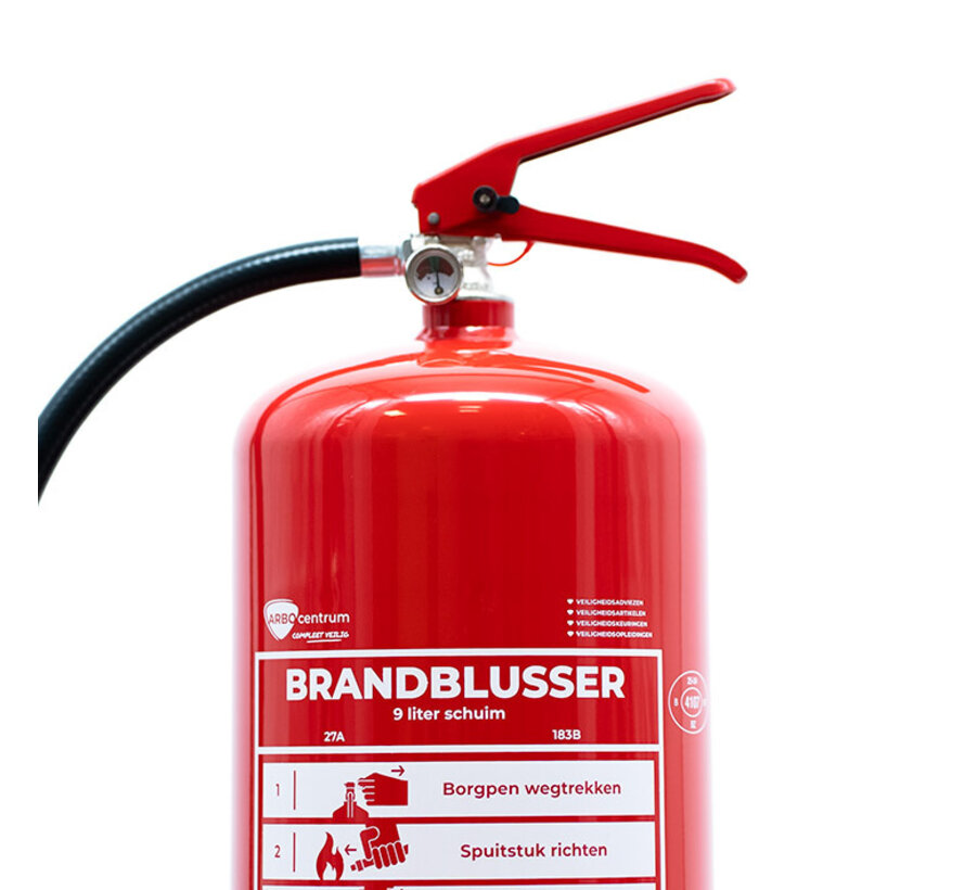 Schuimblusser 9 liter PFAS Fluorvrij AB