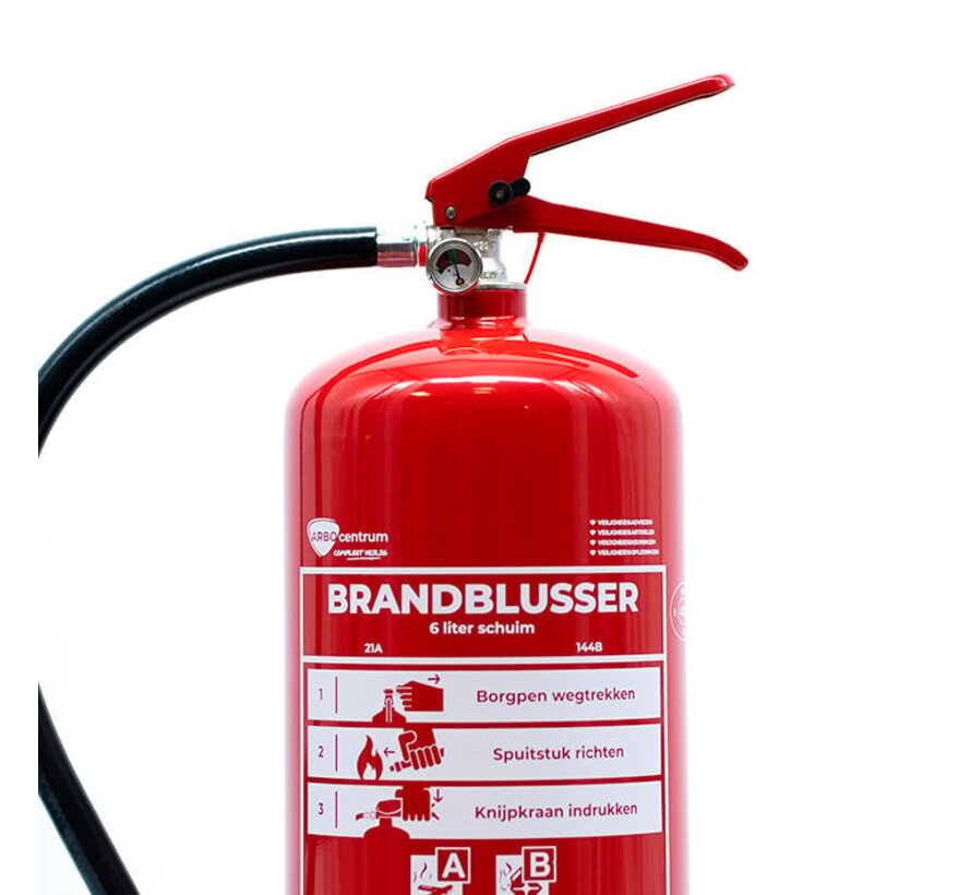 Schuimblusser 6 Liter PFAS Vrij