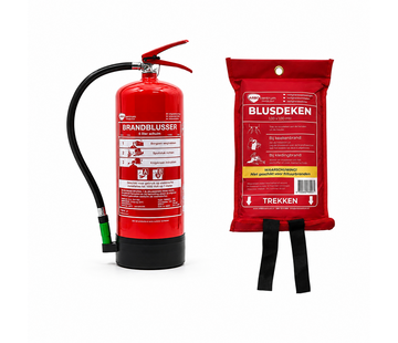 Schuimblusser en blusdeken pakket