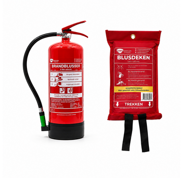 Schuimblusser en blusdeken pakket