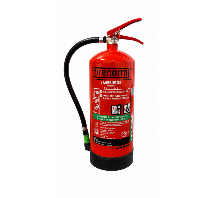 Schuimblusser 6 liter fluorvrij 27A 144B
