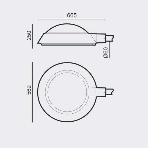 Olest-Novatilu Eskade 40W LED straatverlichting, 4924 lumen