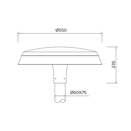 Olest-Novatilu Dallas Plus 30W LED straatverlichting, 3801 lumen